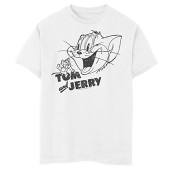 Boys 6-20 Tom & Jerry Sketched Graphic Tee