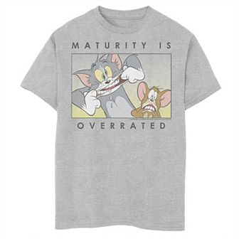 Boys 8-20 Tom & Jerry Maturity Is Overrated Tee