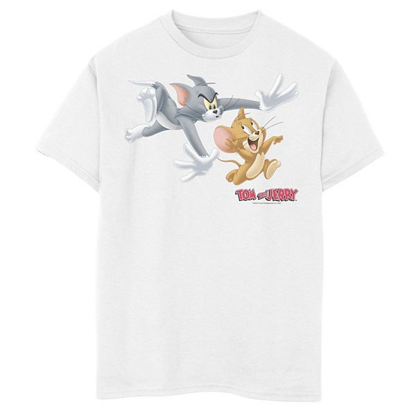 Boys 8-20 Tom & Jerry Classic Style Chase Portrait Graphic Tee