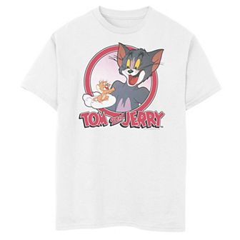 Boys 8-20 Tom & Jerry Retro Portrait Tee