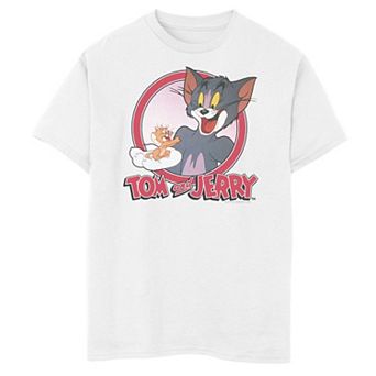 Boys 6-20 Tom & Jerry Retro Portrait Tee