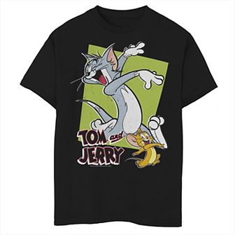 Boys 8-20 Tom & Jerry Retro Portrait Tee