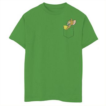 Boys 8-20 Tom & Jerry Faux Pocket Jerry Graphic Tee