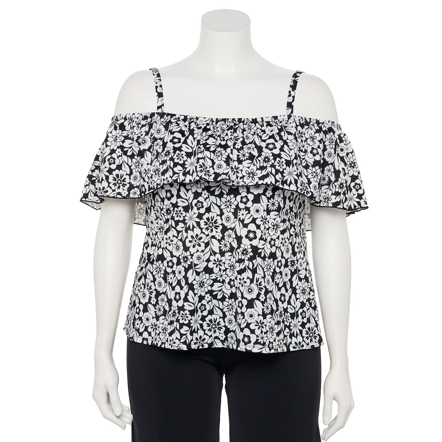 off the shoulder bathing suit top plus size