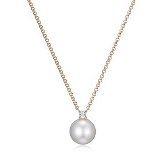 Maralux 18k Gold Over Sterling Silver Freshwater Cultured Pearl Necklace