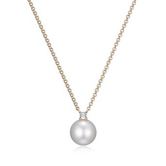 Maralux 18k Gold Over Sterling Silver Freshwater Cultured Pearl Necklace