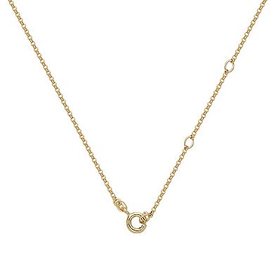 Maralux 18k Gold Over Sterling Silver Freshwater Cultured Pearl Necklace