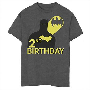 Boys 8-20 DC Comics Batman 2nd Birthday Tee