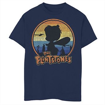 Boys 8-20 The Flinestones Bambam Sunset Portrait Graphic Tee