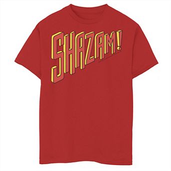 Boys 8-20 DC Comics Shazam Logo Tee