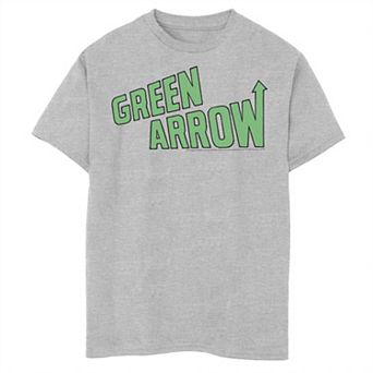 Boys 6-20 DC Comics The Green Arrow Text Poster Graphic Tee