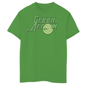 Boys 8-20 DC Comics The Green Arrow Vintage Text Poster Graphic Tee