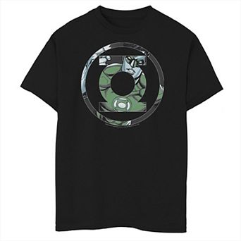 Boys 6-20 DC Comics Green Lantern Face Logo Graphic Tee