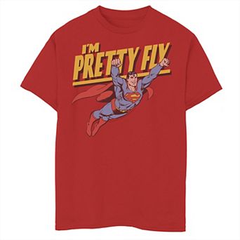 Boys 8-20 Superman Pretty Fly Retro Tee