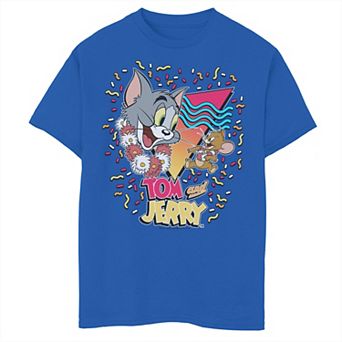 Boys 6-20 Tom & Jerry Tropical Confetti Party Graphic Tee