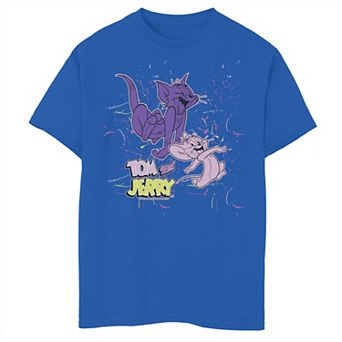 Boys 8-20 Tom & Jerry Splatter Paint Poster Tee