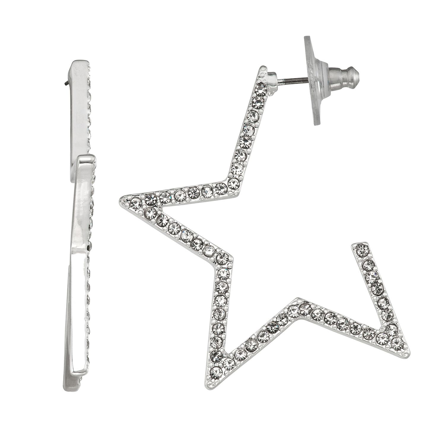 nine west hoop earrings