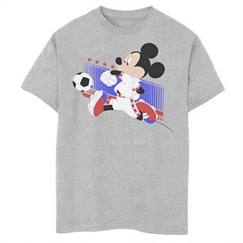 Disney's Mickey Mouse Boys 8-20 Croatia Soccer Uniform Portrait Graphic Tee