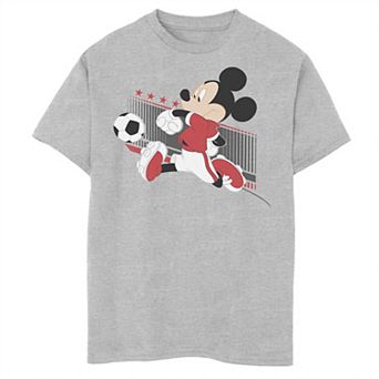 Disney's Mickey Mouse Boys 8-20 Denmark Soccer Uniform Portrait Graphic Tee