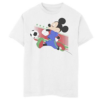 Disney's Mickey Mouse Boys 8-20 Italy Soccer Tee