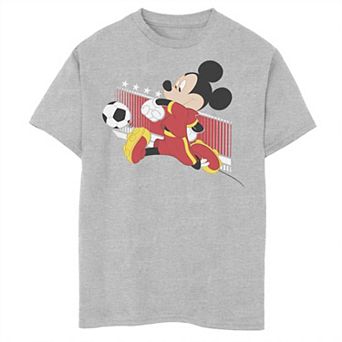 Disney's Mickey Mouse Boys 6-20 Belgium Soccer Graphic Tee
