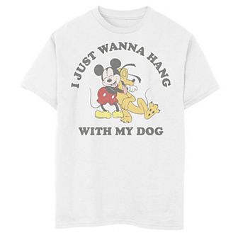 Disney's Mickey Mouse & Pluto Boys 8-20 Graphic Tee