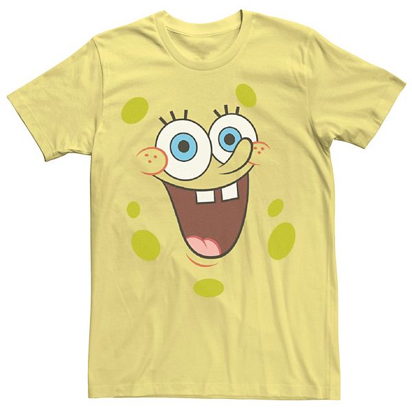 Men's SpongeBob SquarePants Face Portrait Tee