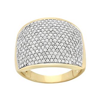 HDI 10k Gold 1 1/2 Carat T.W. Diamond Ring