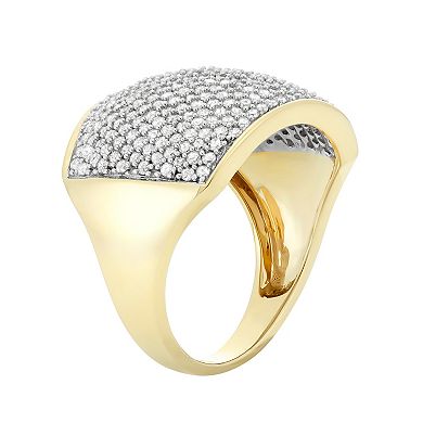 HDI 10k Gold 1 1/2 Carat T.W. Diamond Ring