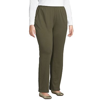 Plus Size Lands' End Sport High-Waist Pull-On Pants