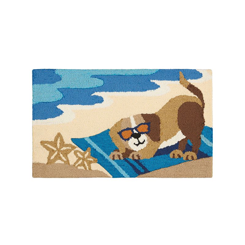 Nourison Home Trends Animals Accent Rug - 18'' x 30'', Blue