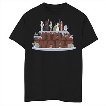 Boys 8-20 Star Wars Character Birthday Cake Graphic Tee