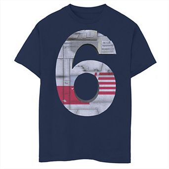 Boys 6-20 Star Wars X-Wing Sixth Birthday Graphic Tee