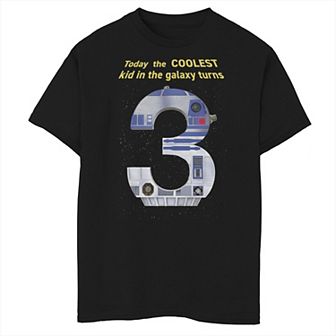 Boys 8-20 Star Wars R2 Third Birthday Tee