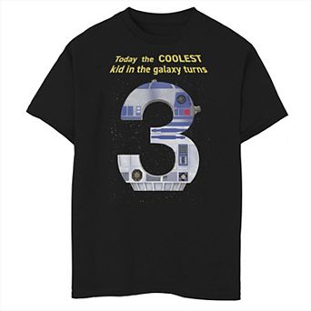 Boys 6-20 Star Wars R2 Third Birthday Tee