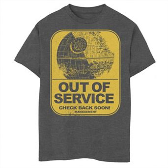 Boys 8-20 Star Wars Death Star Graphic Tee