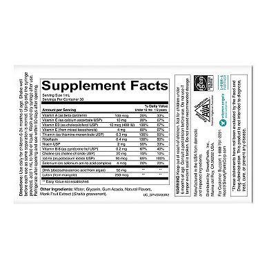 SmartyPants Vitamins Baby Multi & DHA Liquid Supplement