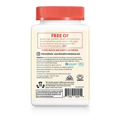 SmartyPants Vitamins Organic Kids Formula Gummy Vitamin