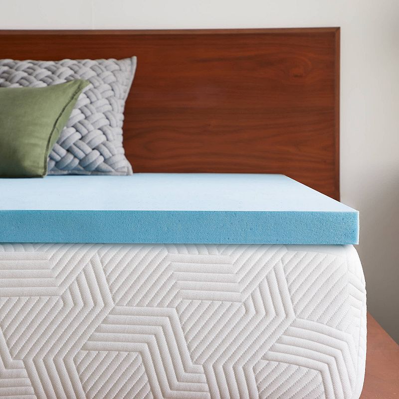 UPC 840008356347 product image for Lucid Dream Fast Response Gel Mattress Topper, Blue, Queen | upcitemdb.com