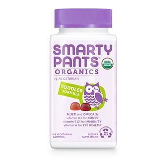 SmartyPants Vitamins Organic Toddler Formula Gummy Vitamin