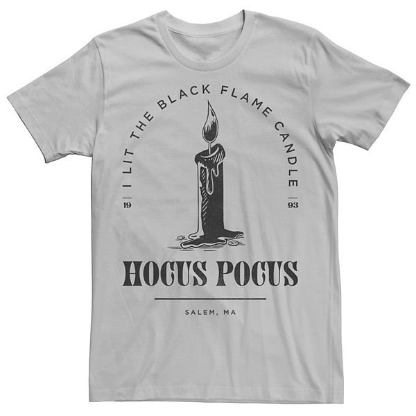 Men's Hocus Pocus Candle Stamp Movie Quote Tee