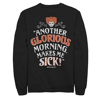 Disney's Hocus Pocus Another Glorious Morning Makes Me Sick Men's Sweatshirt