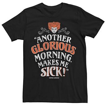 Disney's Hocus Pocus Men's Another Glorious Morning Makes Me Sick Tee