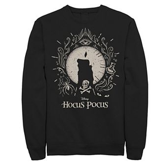 Men's Hocus Pocus Black Flame Silhouette Sweatshirt