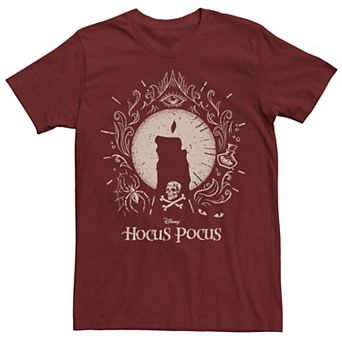 Men's Hocus Pocus Black Flame Silhouette Tee