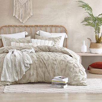 Peri Chenille Leopard Duvet Cover Set & Shams