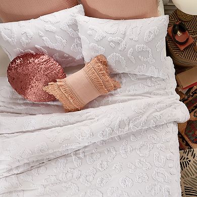 Peri Chenille Leopard Comforter Set & Shams