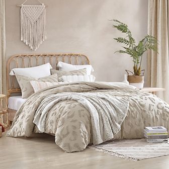 Peri Chenille Leopard Comforter Set & Shams