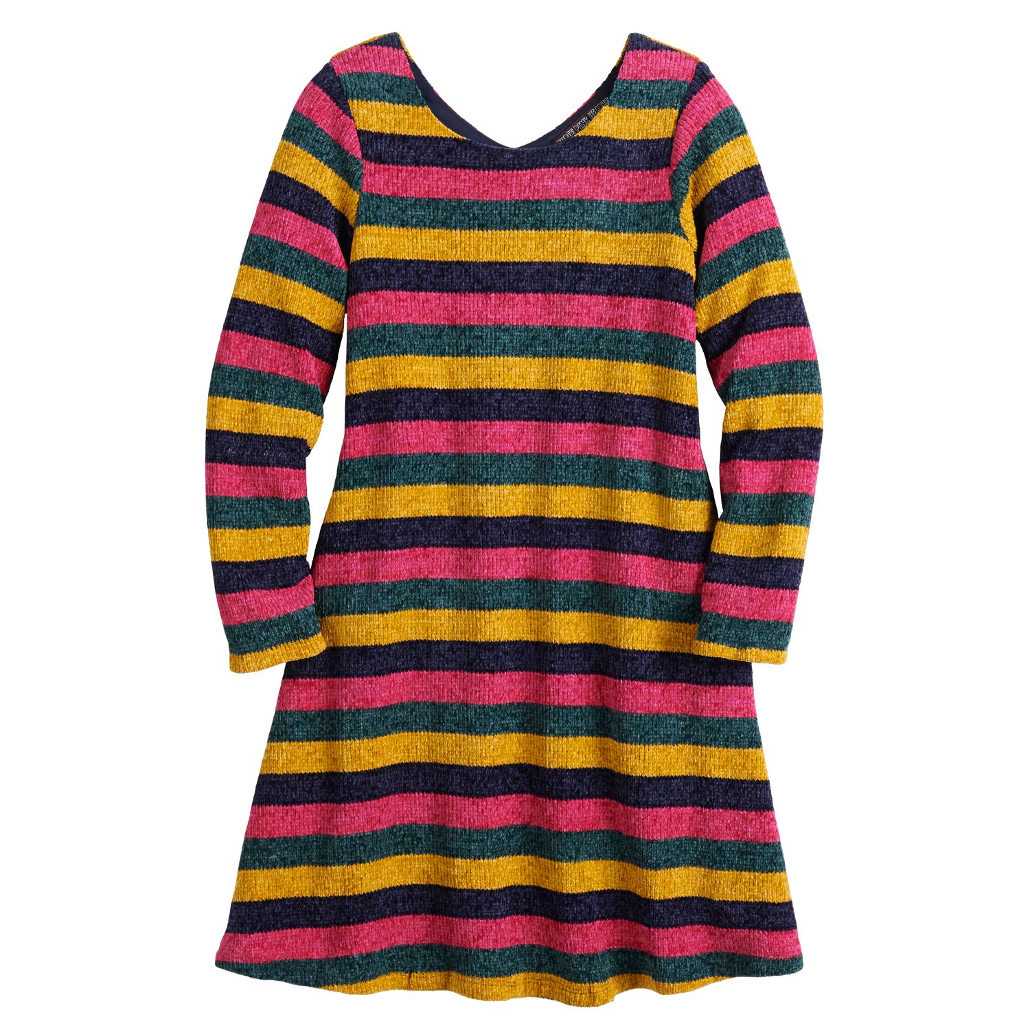kohls three pink hearts dress