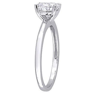 Stella Grace Sterling Silver Lab-Created Moissanite Solitaire Ring